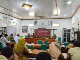 Dalam Rapat Koordinasi Pamong dan Lembaga, Lurah Sampaikan Evaluasi Hasil Sambang Warga